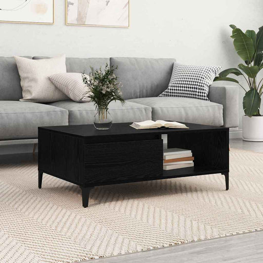 Couchtisch Schwarze Eiche 90 x 60 x 35 cm Holzwerkstoff