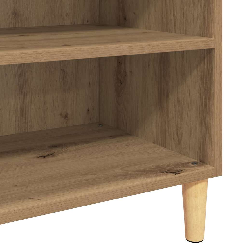 Sideboard Eiche handwerklich 57 x 35 x 89.5 cm Holzwerkstoff