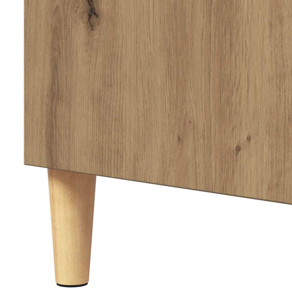 Sideboard Eiche handwerklich 57 x 35 x 89.5 cm Holzwerkstoff