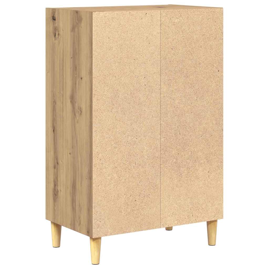Sideboard Eiche handwerklich 57 x 35 x 89.5 cm Holzwerkstoff