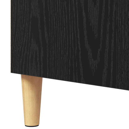 Sideboard Schwarze Eiche 57 x 35 x 89.5 cm Holzwerkstoff