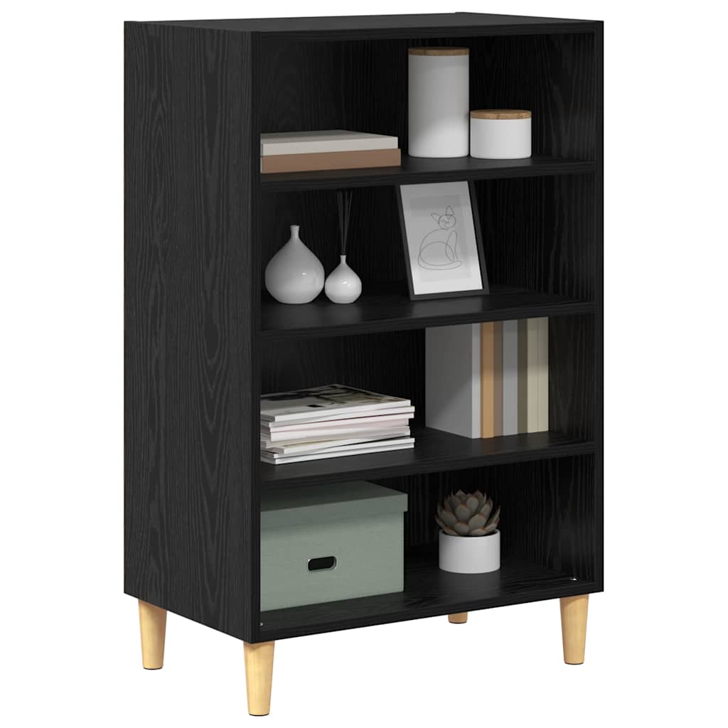 Sideboard Schwarze Eiche 57 x 35 x 89.5 cm Holzwerkstoff