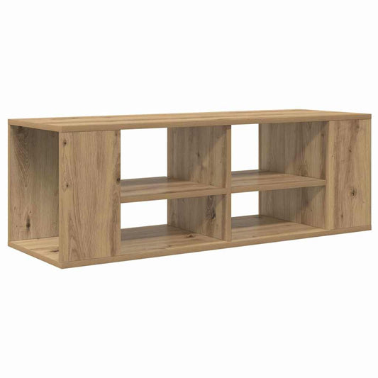 Wandmontierter TV Schrank Eiche handwerklich 102 x 35 x 35 cm