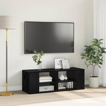 Wandmontierter TV Schrank Schwarze Eiche 102 x 35 x 35 cm