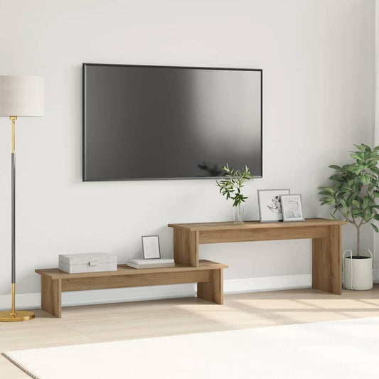 TV-Schränk Eiche handwerklich 180 x 30 x 43 cm Holzwerkstoff