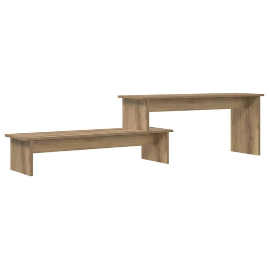 TV-Schränk Eiche handwerklich 180 x 30 x 43 cm Holzwerkstoff