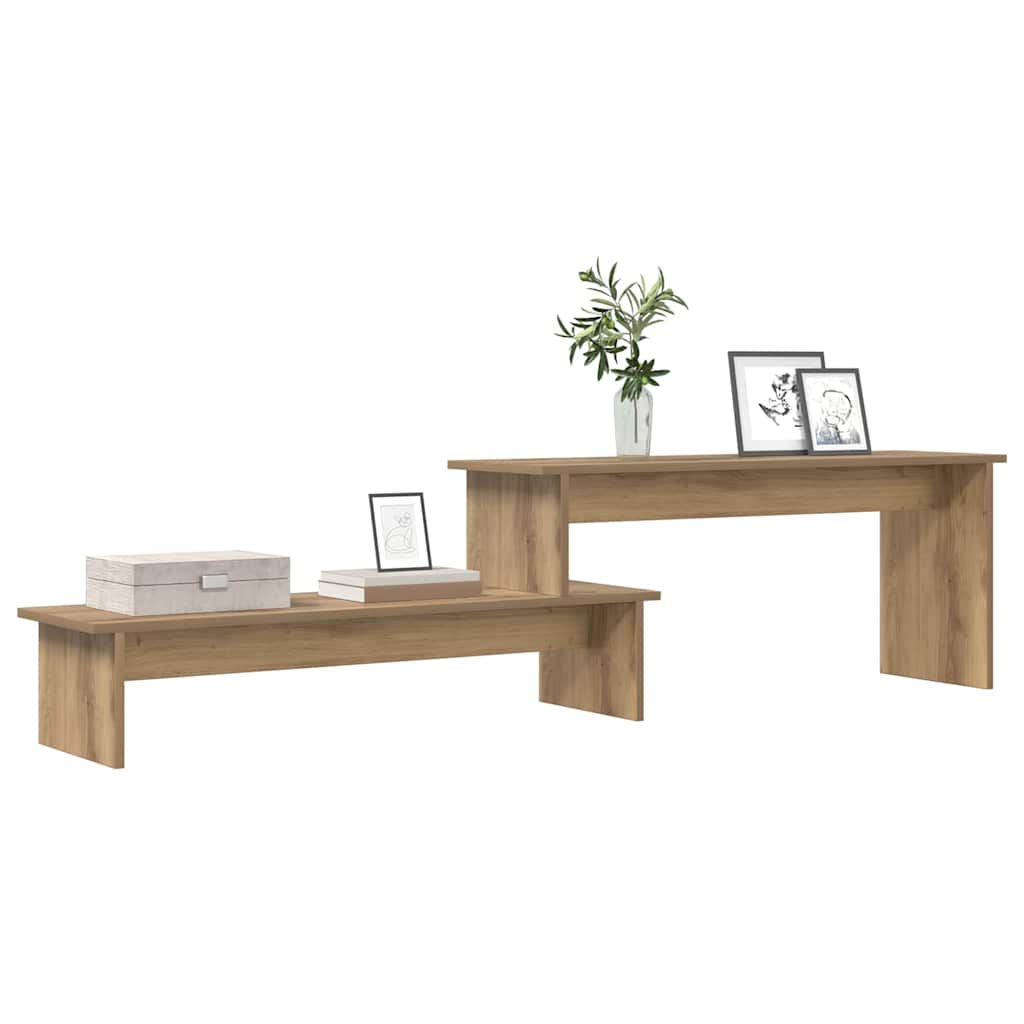 TV-Schränk Eiche handwerklich 180 x 30 x 43 cm Holzwerkstoff