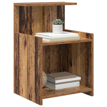 Nachttisch 2 pcs Altholz 40 x 35 x 60 cm Holzwerkstoff