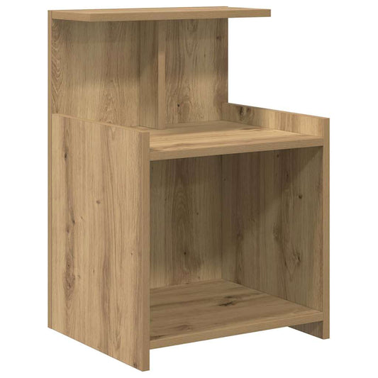 Nachttisch Eiche handwerklich 40 x 35 x 60 cm Holzwerkstoff