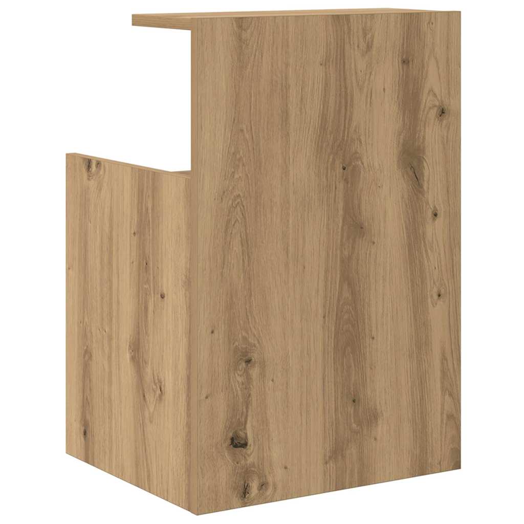 Nachttisch 2 pcs Eiche handwerklich 40 x 35 x 60 cm