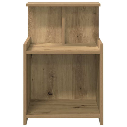 Nachttisch 2 pcs Eiche handwerklich 40 x 35 x 60 cm