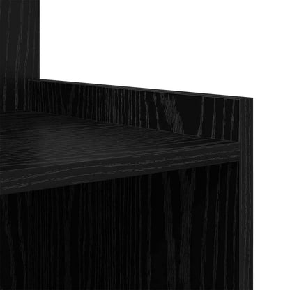 Nachttisch 2 pcs Schwarze Eiche 40 x 35 x 60 cm Holzwerkstoff