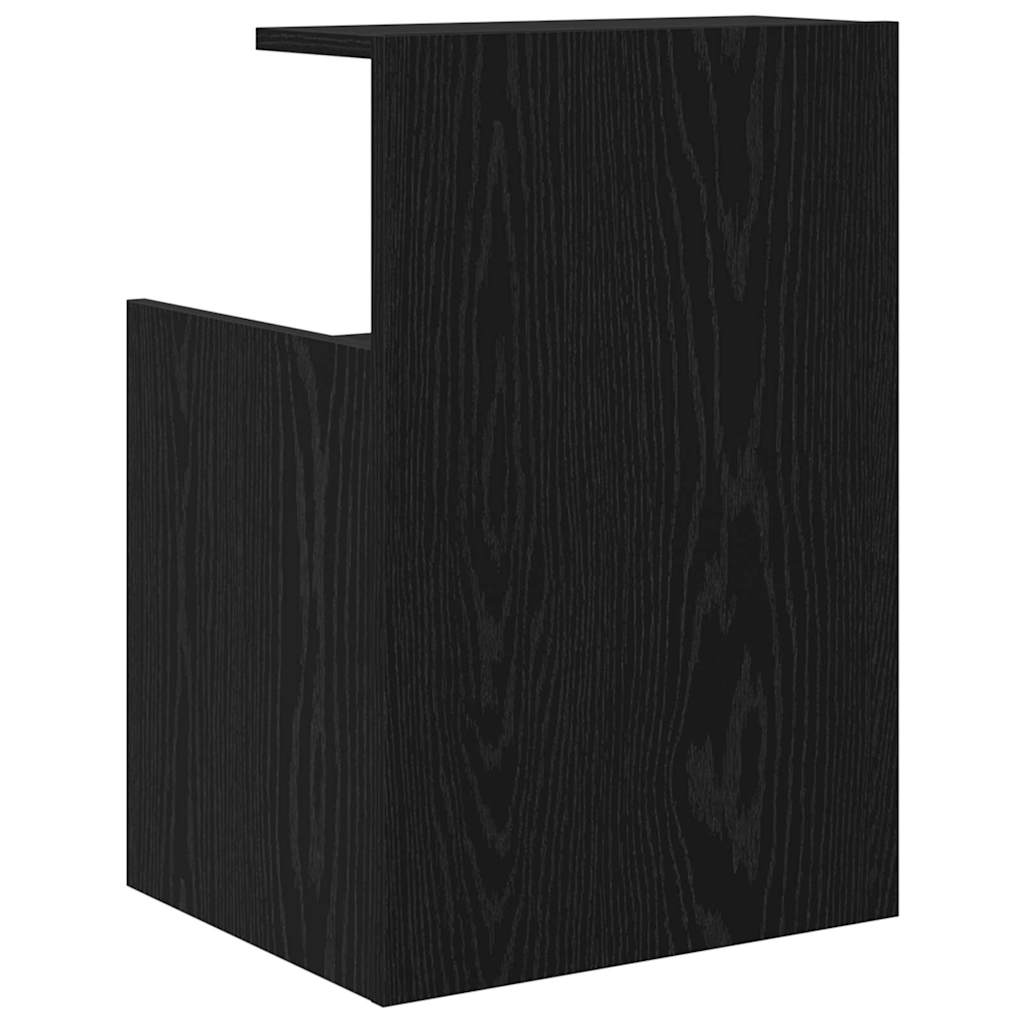 Nachttisch 2 pcs Schwarze Eiche 40 x 35 x 60 cm Holzwerkstoff