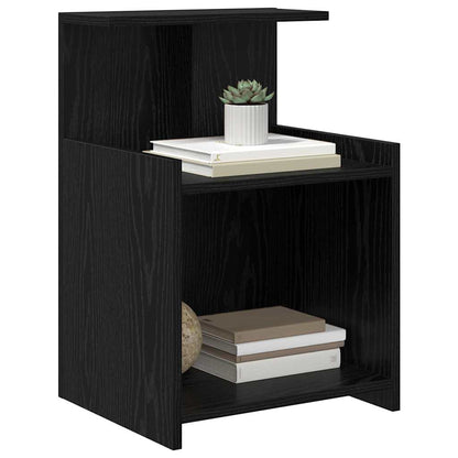 Nachttisch 2 pcs Schwarze Eiche 40 x 35 x 60 cm Holzwerkstoff