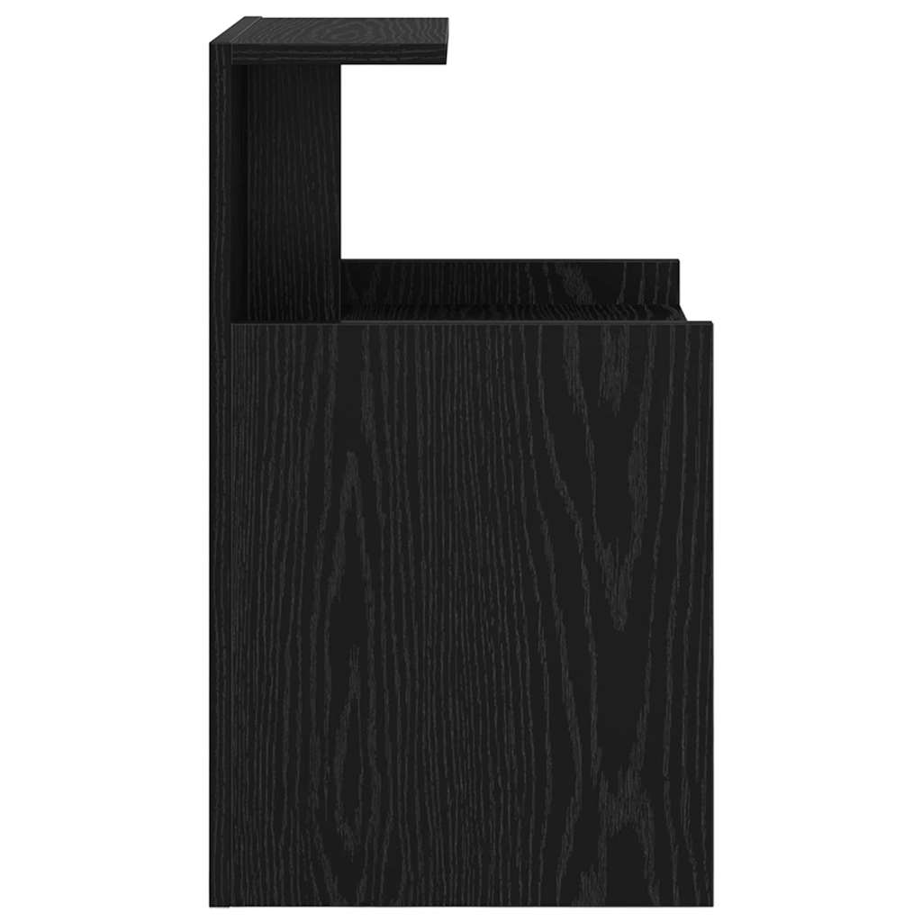 Nachttisch 2 pcs Schwarze Eiche 40 x 35 x 60 cm Holzwerkstoff