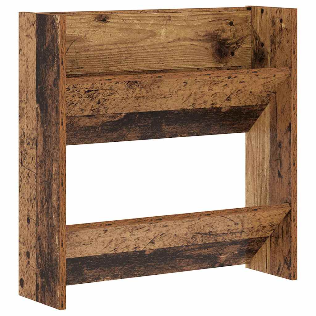 Wandschuhschränke mit Regal Wandmontiert Altholz Holzwerkstoff