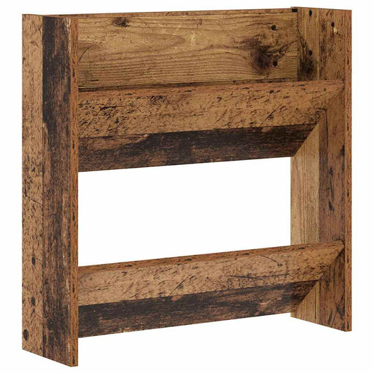 Wandschuhschränke mit Regal Wandmontiert Altholz Holzwerkstoff