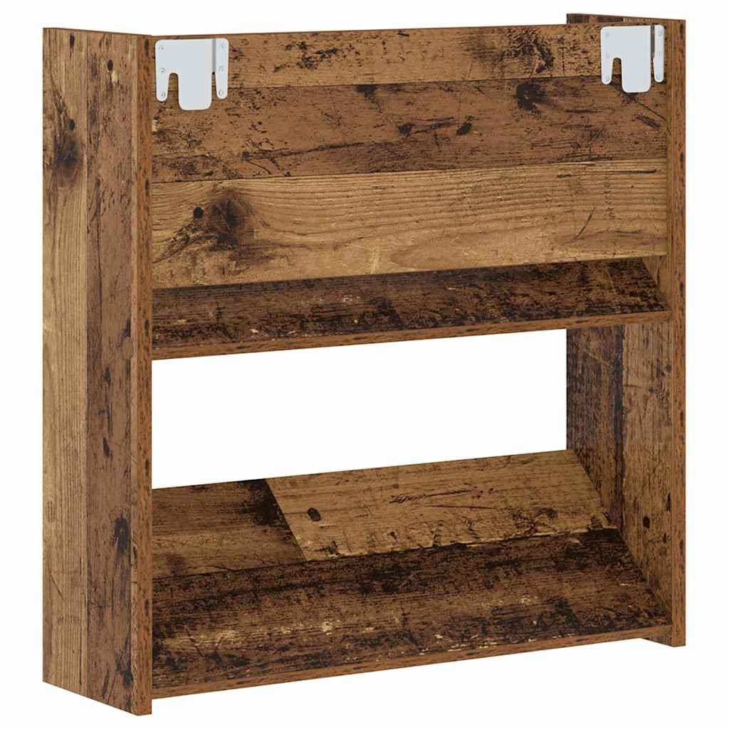 Wandschuhschränke mit Regal Wandmontiert Altholz Holzwerkstoff
