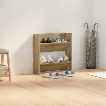 Wandschuhschränke mit Regal Eiche handwerklich Holzwerkstoff