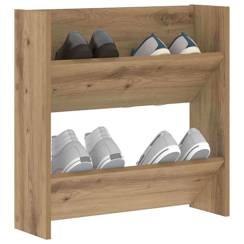 Wandschuhschränke mit Regal Eiche handwerklich Holzwerkstoff