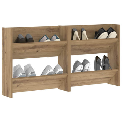 Wandschuhschränke 2 pcs Eiche handwerklich Holzwerkstoff