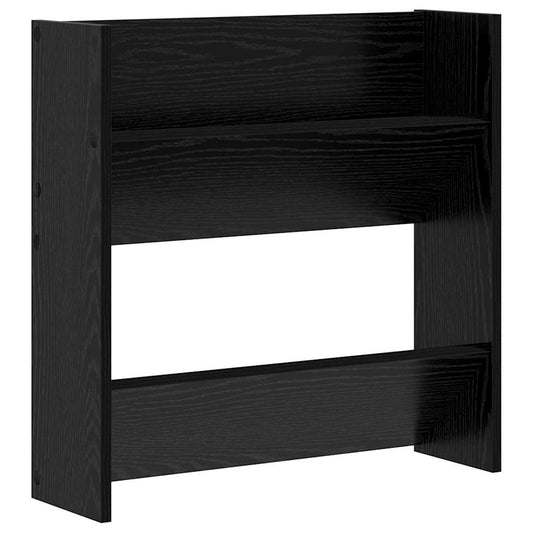 Wandschuhschränke mit Regal Schwarze Eiche Holzwerkstoff