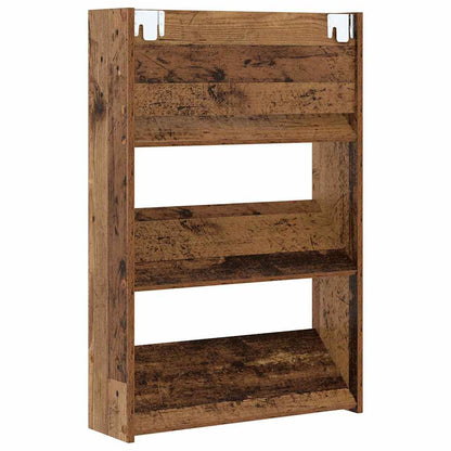 Wandschuhschränke mit Regal Wandmontiert Altholz Holzwerkstoff