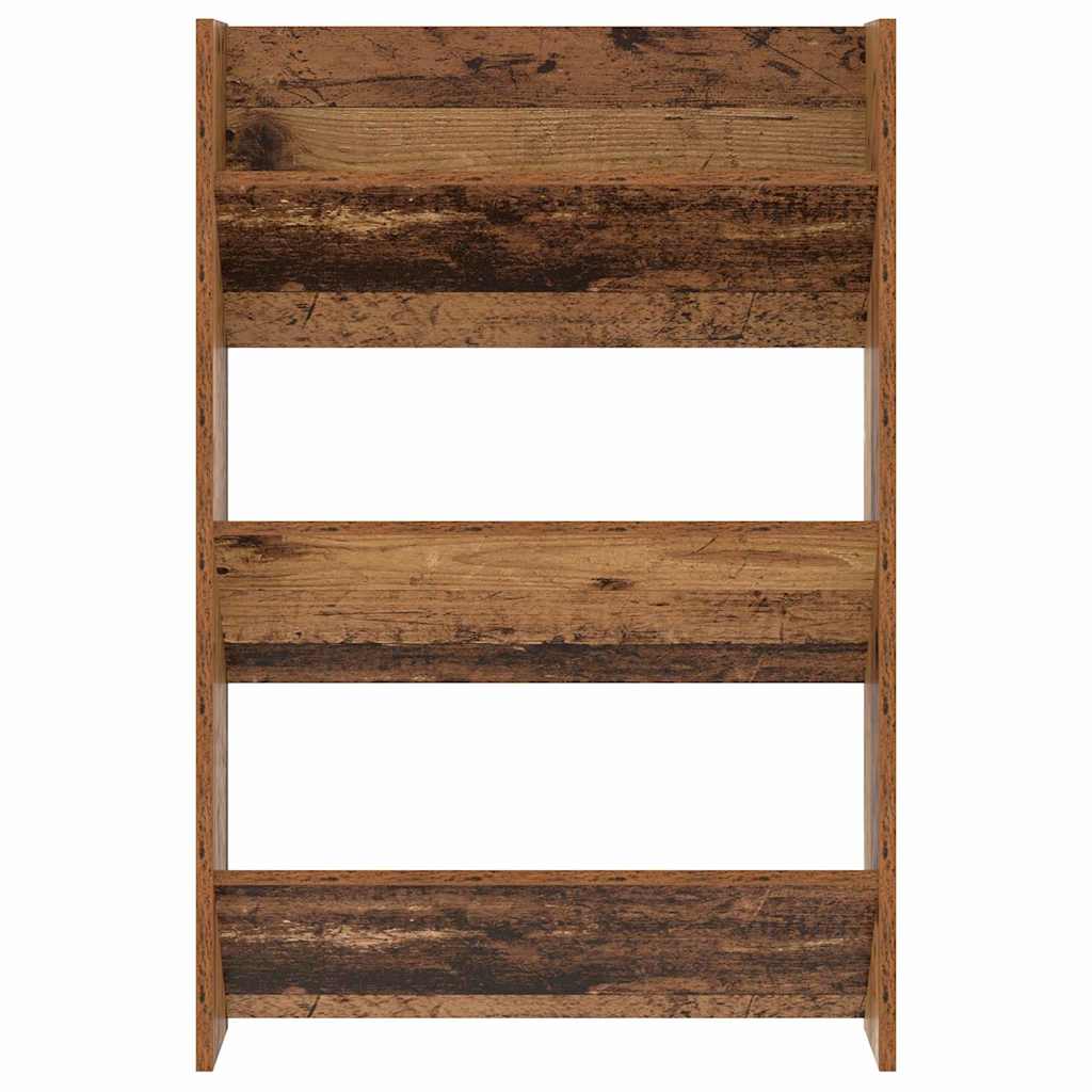Wandschuhschränke mit Regal Wandmontiert Altholz Holzwerkstoff