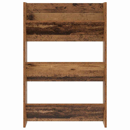 Wandschuhschränke mit Regal Wandmontiert Altholz Holzwerkstoff