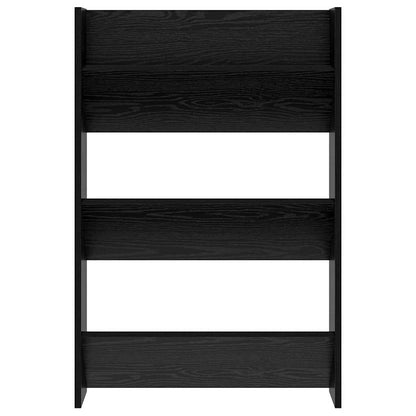Wandschuhschränke mit Regal Schwarze Eiche Holzwerkstoff