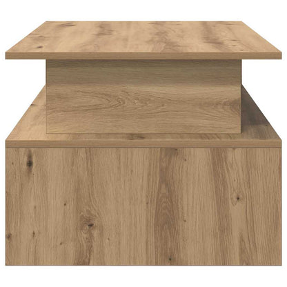 Couchtisch Eiche handwerklich 90 x 55 x 42,5 cm Holzwerkstoff