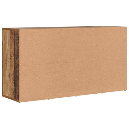 Schuhbank mit Regal Altholz 103 x 30 x 54.5 cm Holzwerkstoff