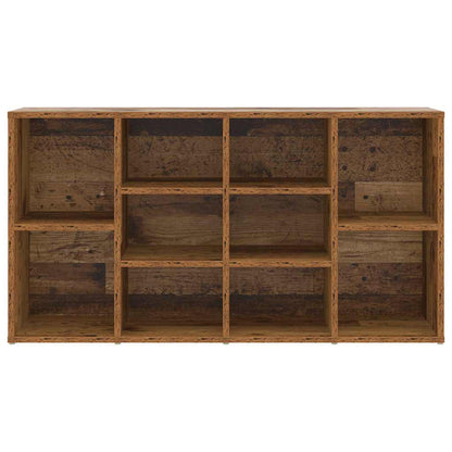 Schuhbank mit Regal Altholz 103 x 30 x 54.5 cm Holzwerkstoff