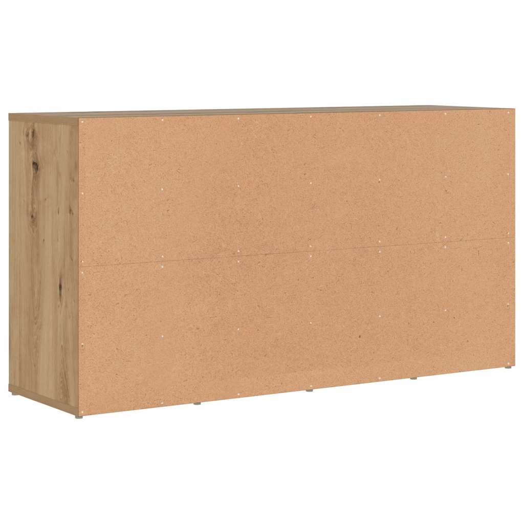 Schuhbank Eiche handwerklich 103 x 30 x 54.5 cm Holzwerkstoff