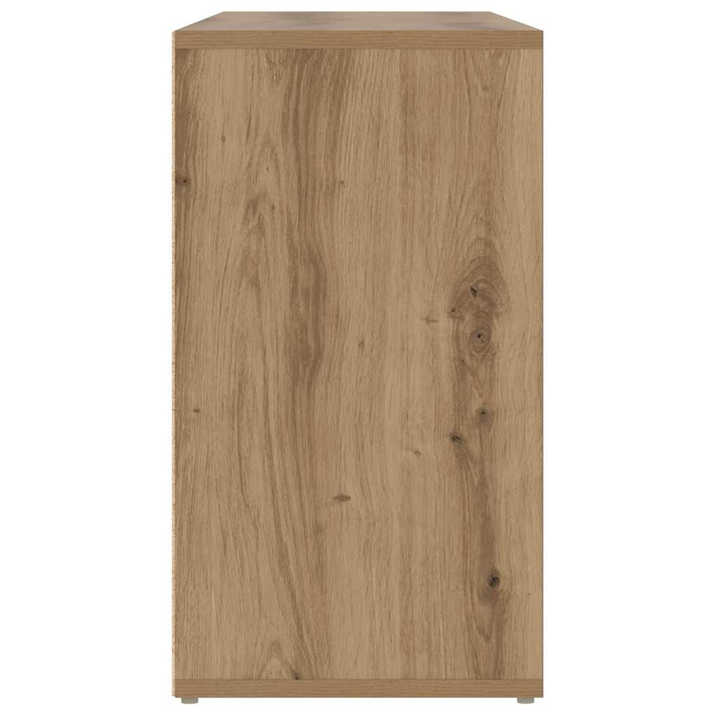 Schuhbank Eiche handwerklich 103 x 30 x 54.5 cm Holzwerkstoff