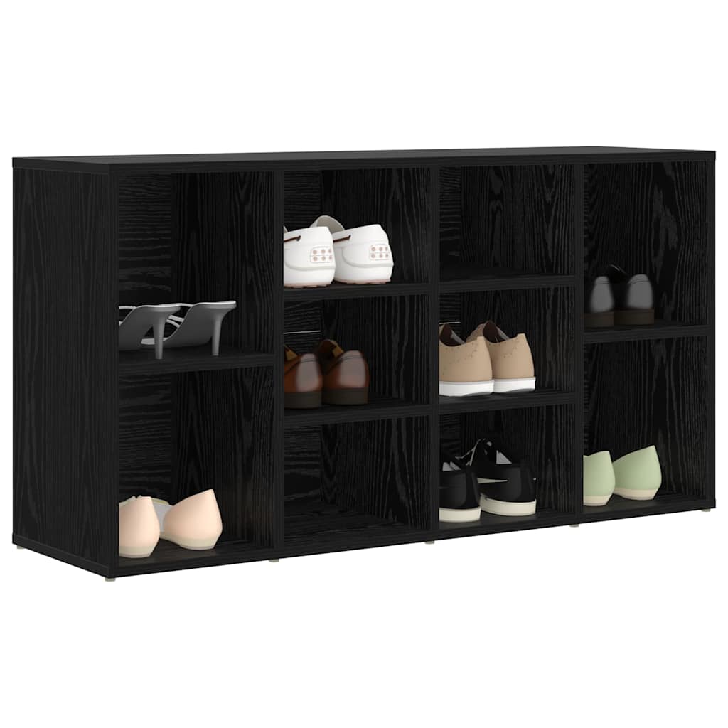 Schuhbank Schwarze Eiche 103 x 30 x 54.5 cm Holzwerkstoff