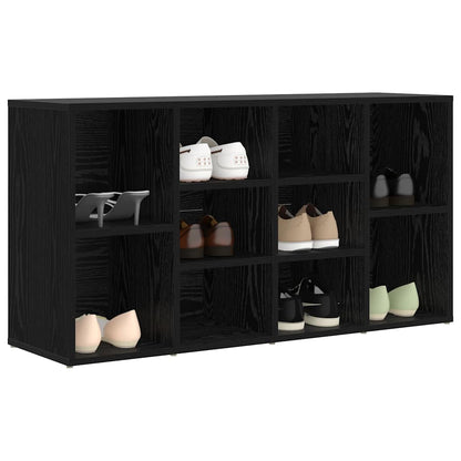 Schuhbank Schwarze Eiche 103 x 30 x 54.5 cm Holzwerkstoff