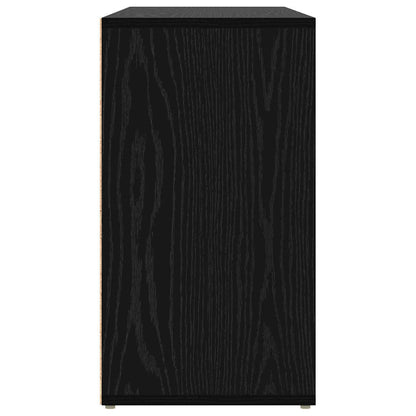Schuhbank Schwarz Eichen-Optik 103 x 30 x 54.5 cm Holzwerkstoff