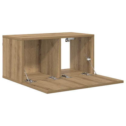 TV-Schränk 2 pcs Braun 60 x 30 x 30 cm Holzwerkstoff