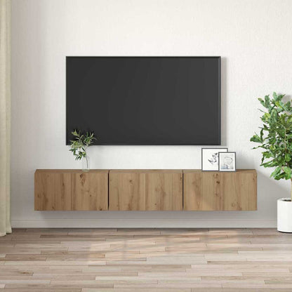 TV-Schränk 3 pcs Braun 60 x 30 x 30 cm Holzwerkstoff