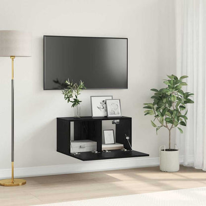 TV-Schränk Schwarz 60 x 30 x 30 cm Holzwerkstoff