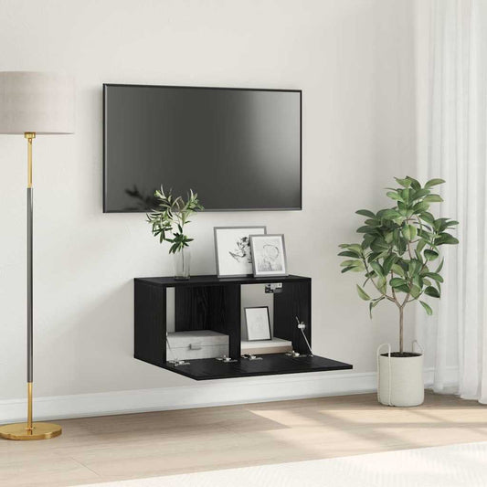 TV-Schränk Schwarz 60 x 30 x 30 cm Holzwerkstoff