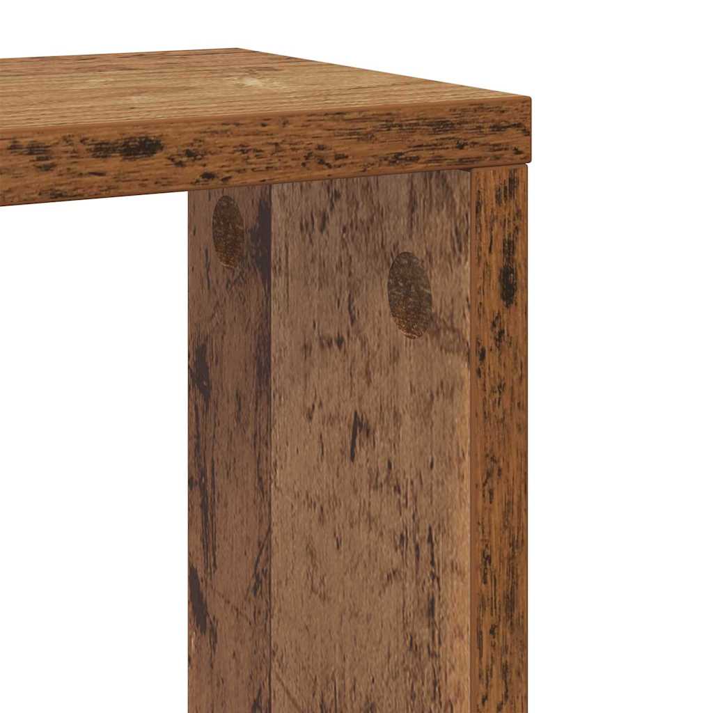 Wandregale 2 pcs Altholz 26 x 15 x 26 cm Holzwerkstoff