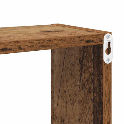 Wandregale 4 pcs Altholz 26 x 15 x 26 cm Holzwerkstoff