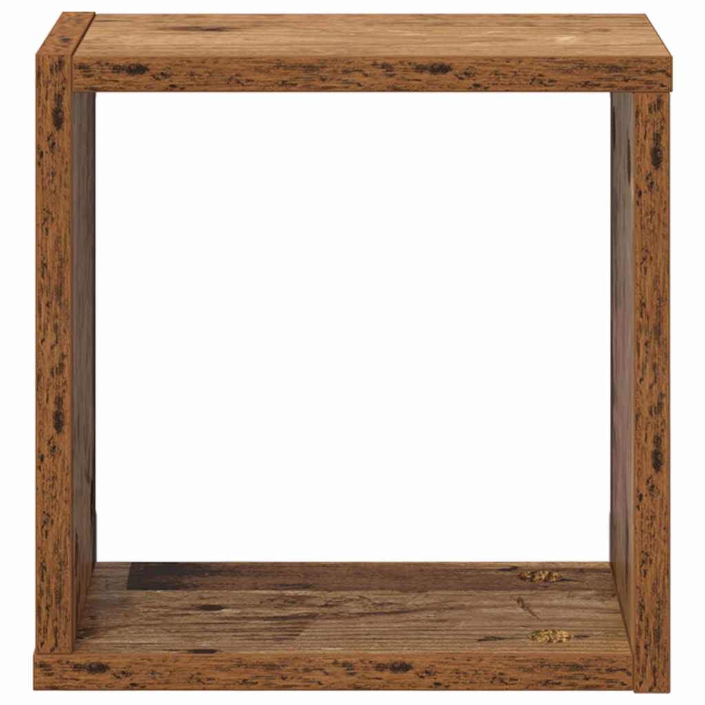 Wandregale 4 pcs Altholz 26 x 15 x 26 cm Holzwerkstoff