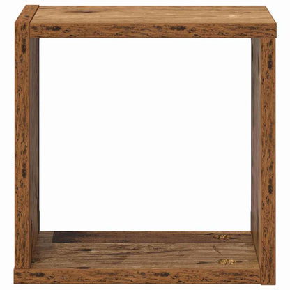 Wandregale 4 pcs Altholz 26 x 15 x 26 cm Holzwerkstoff