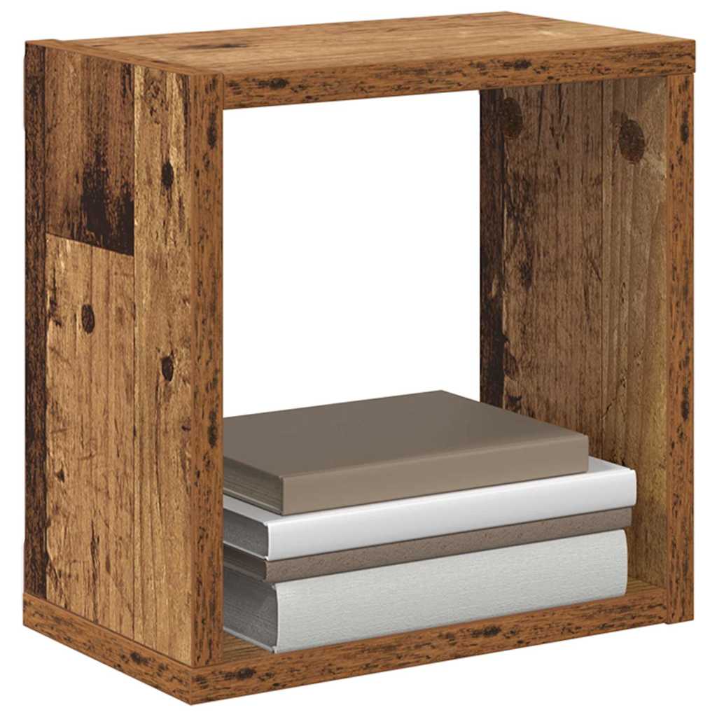 Wandregale 4 pcs Altholz 26 x 15 x 26 cm Holzwerkstoff