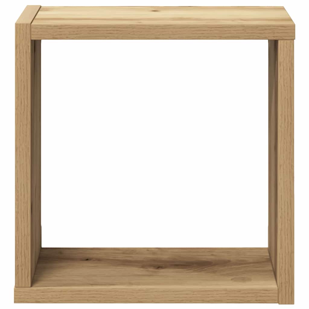 Wandregale 4 pcs Artisan-Eiche 26 x 15 x 26 cm Holzwerkstoff