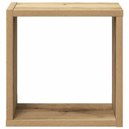 Wandregale 4 pcs Artisan-Eiche 26 x 15 x 26 cm Holzwerkstoff