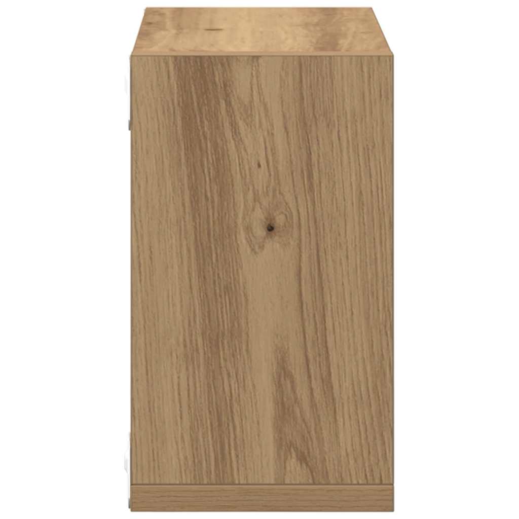 Wandregale 4 pcs Artisan-Eiche 26 x 15 x 26 cm Holzwerkstoff